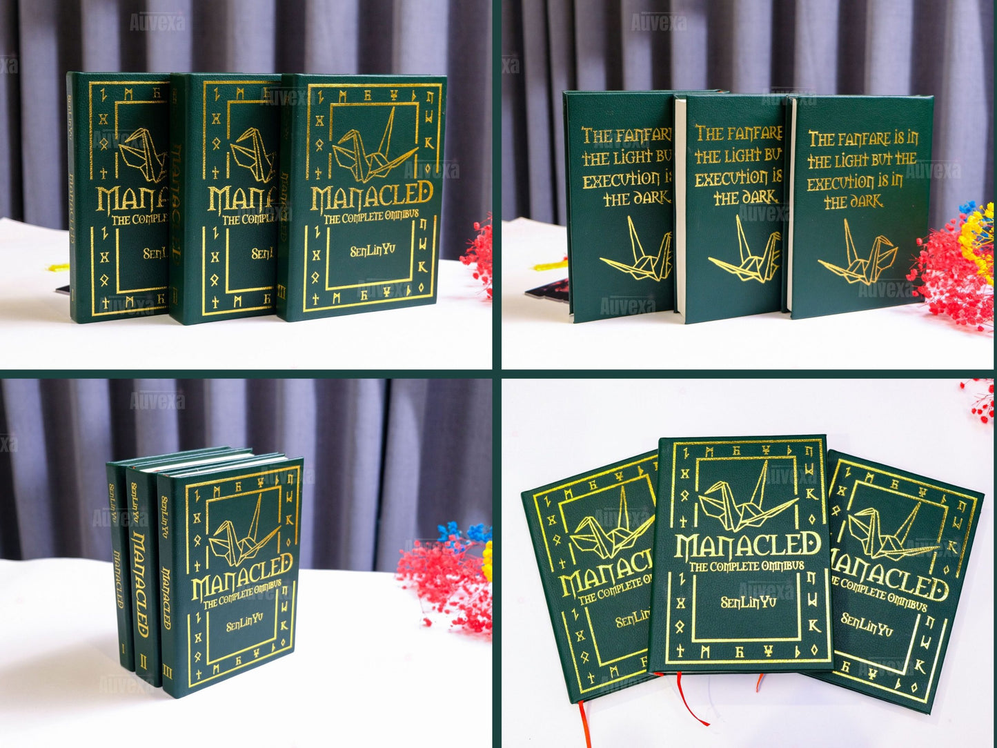 Manacled: A Dramione Fanfiction Book • Green Leather • Premium Paper • Perfect for Dramione Fans • Manacled Book