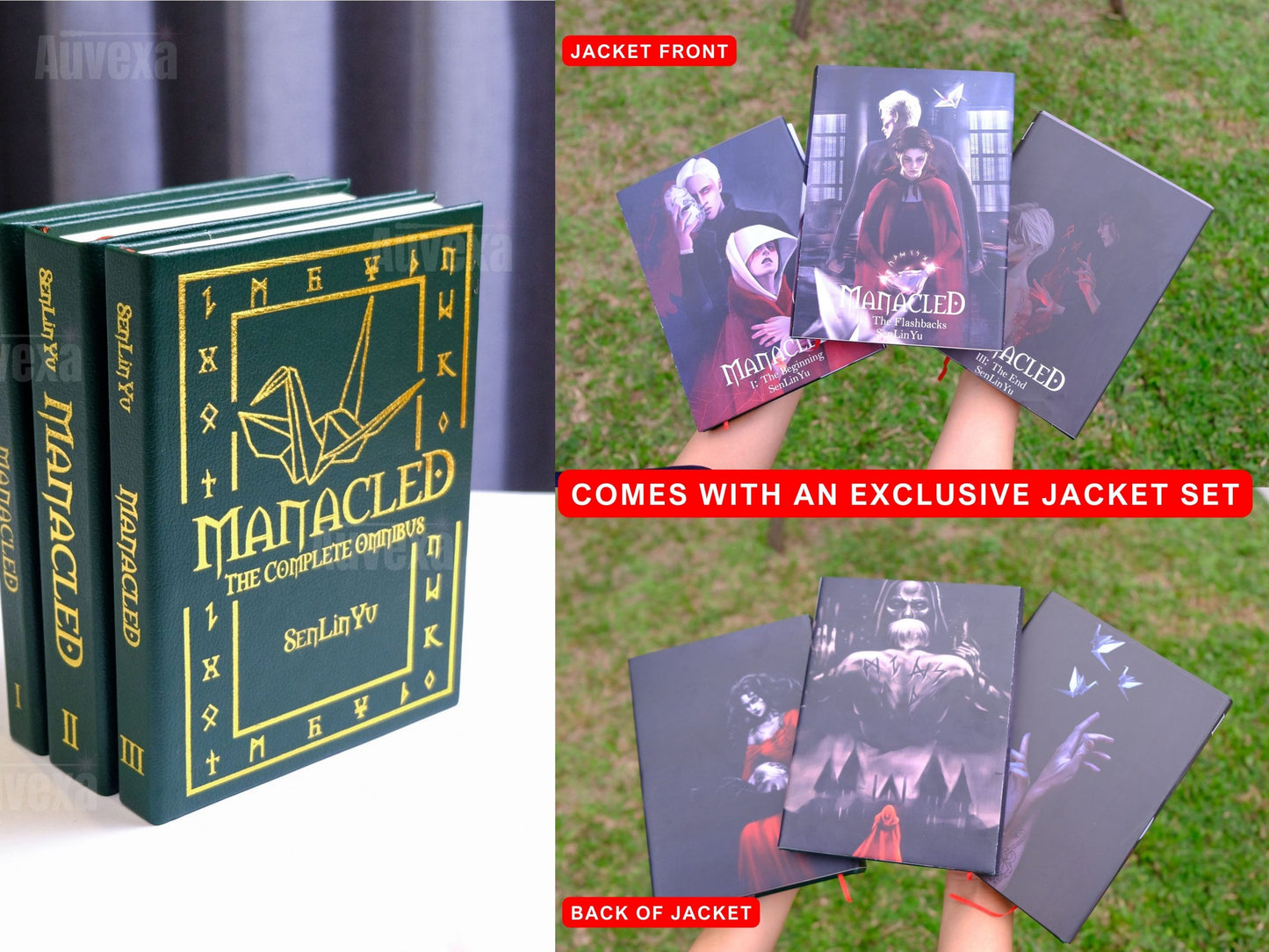 Manacled: A Dramione Fanfiction Book • Green Leather • Premium Paper • Perfect for Dramione Fans • Manacled Book