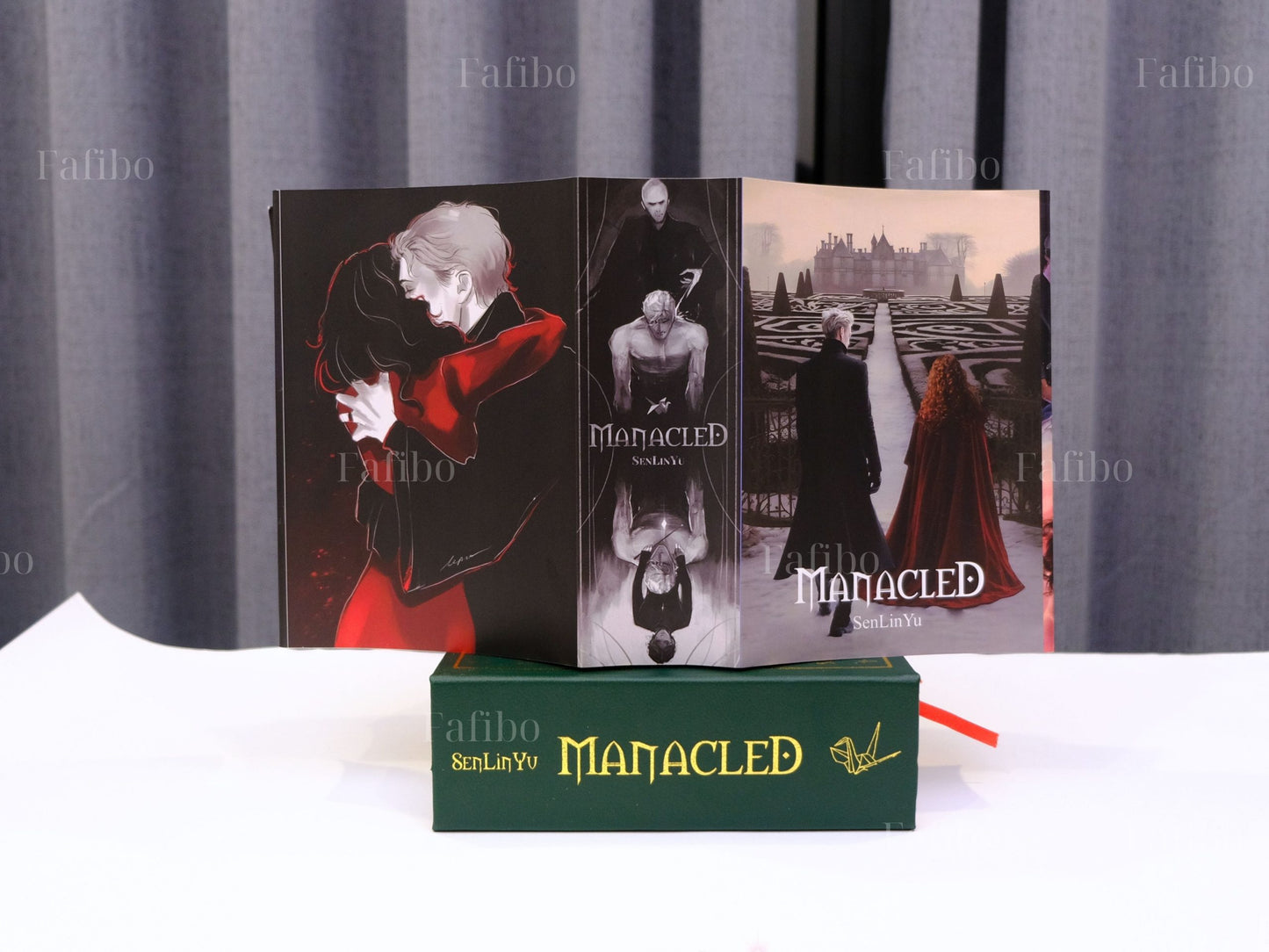 Manacled Book – Full Series 3-in-1 (Green Leather Edition, Optional Collector’s Box)