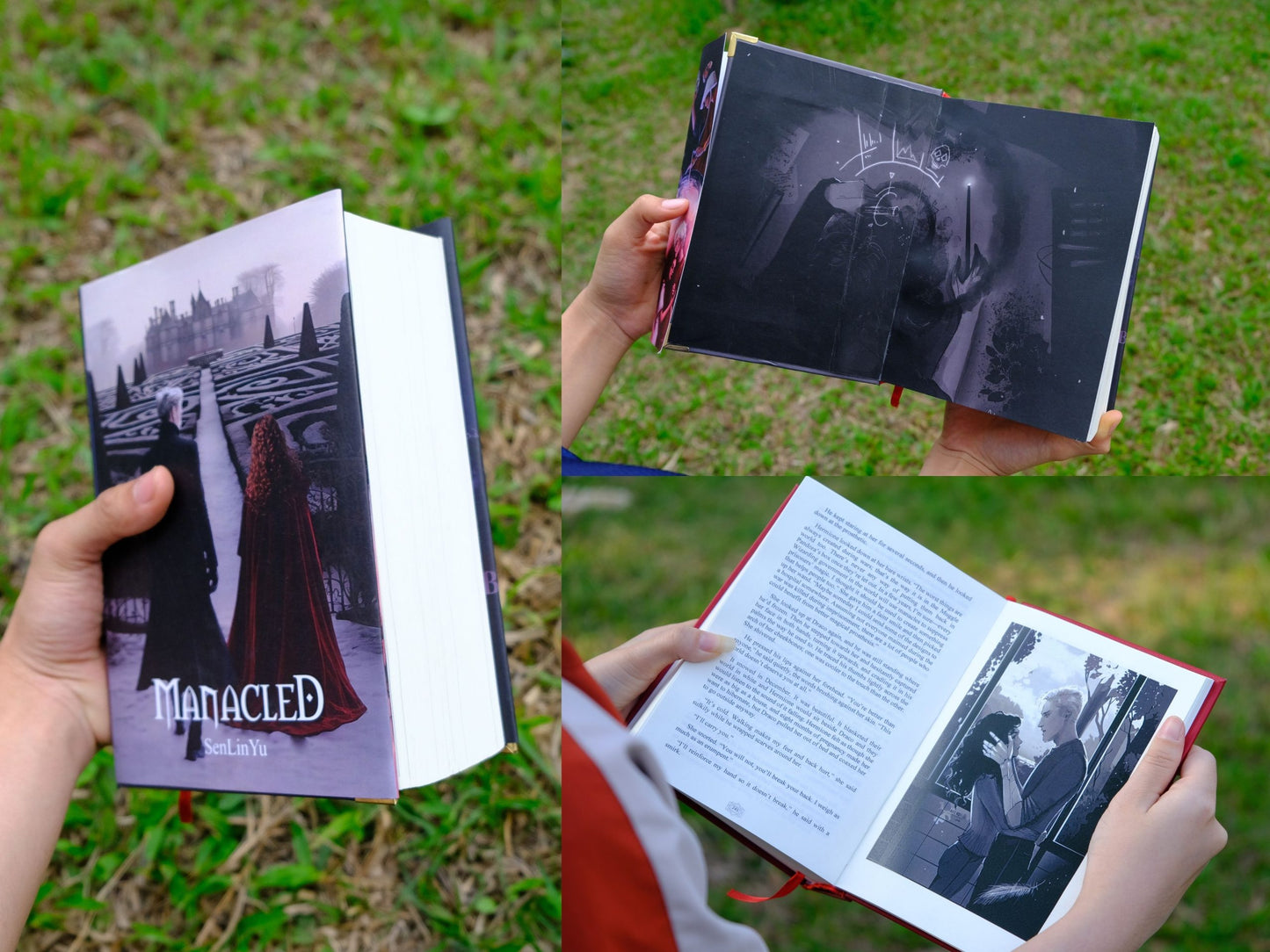 Manacled Book – Full Series 3-in-1 (Green Leather Edition, Optional Collector’s Box)