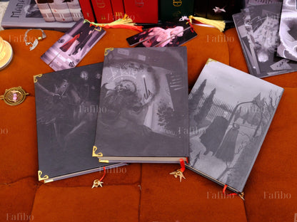 Manacled Book Set – Red Hardcover Binding, Full Series in 3 Volumes with Collector’s Box & Posters